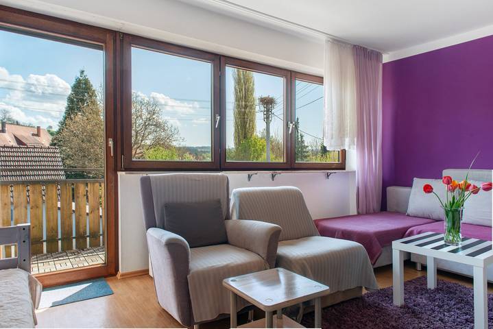 Ferienwohnung für 5 Personen, mit Balkon