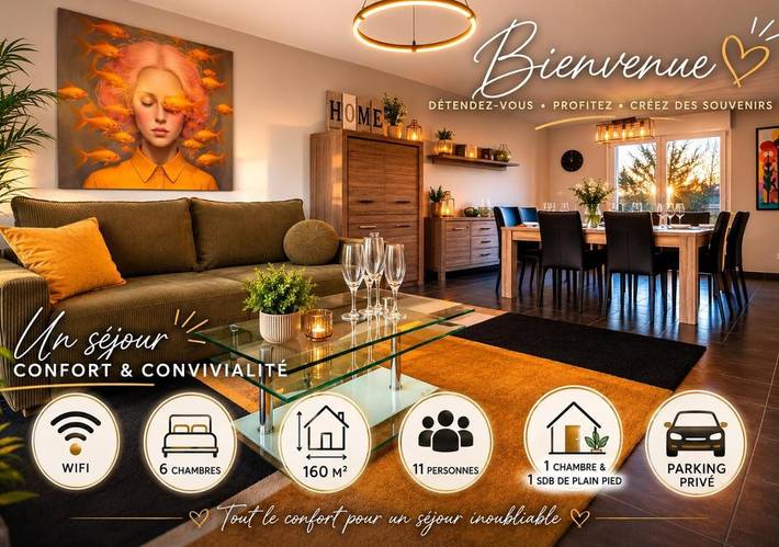 Location de vacances pour 12 personnes à Cormontreuil