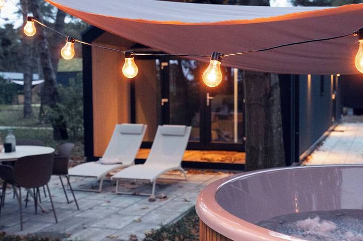 Chalet für 4 Personen, mit Whirlpool und Garten - 1