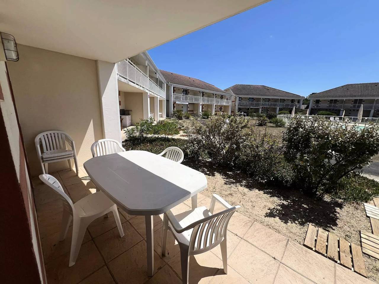 Ganze Wohnung, 226 - Komfortable Wohnung in der Residenz mit Pool im Verdon sur Mer in Le Verdon-sur-Mer, Regionaler Naturpark Médoc