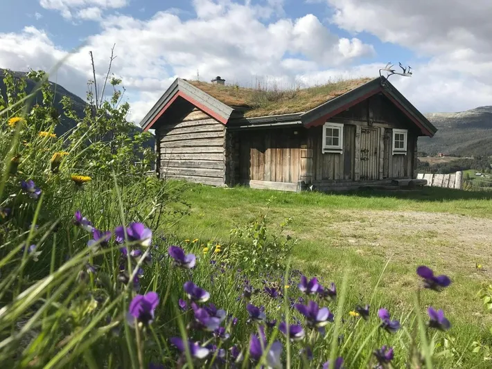 Lodge für 5 Personen, mit Ausblick und Balkon sowie Garten - 1