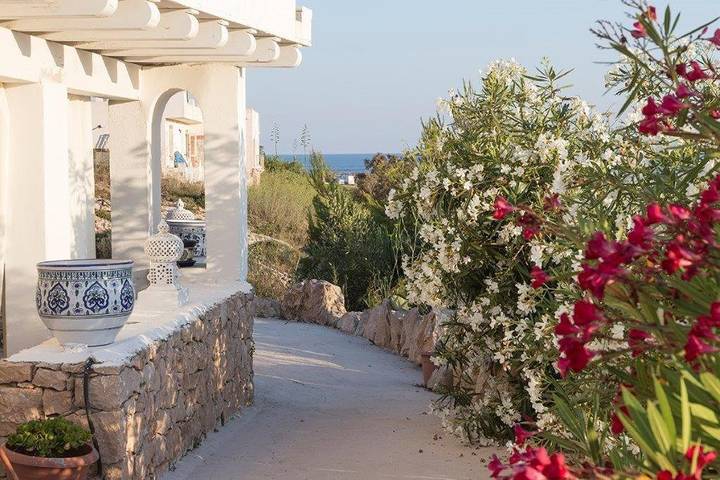 Vakantiewoning voor 4 personen, with balkon and tuin as well as uitzicht op Lampedusa