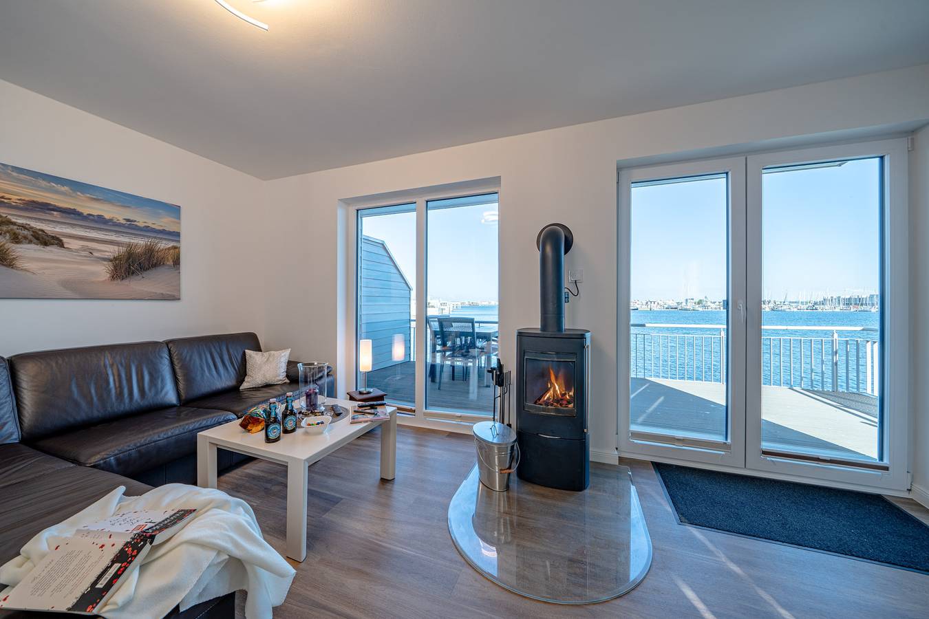 Schleivilla Hafenblick by Seeblick Ferien Oro, Sauna, direkte Wasserlage in Olpenitz, Kappeln
