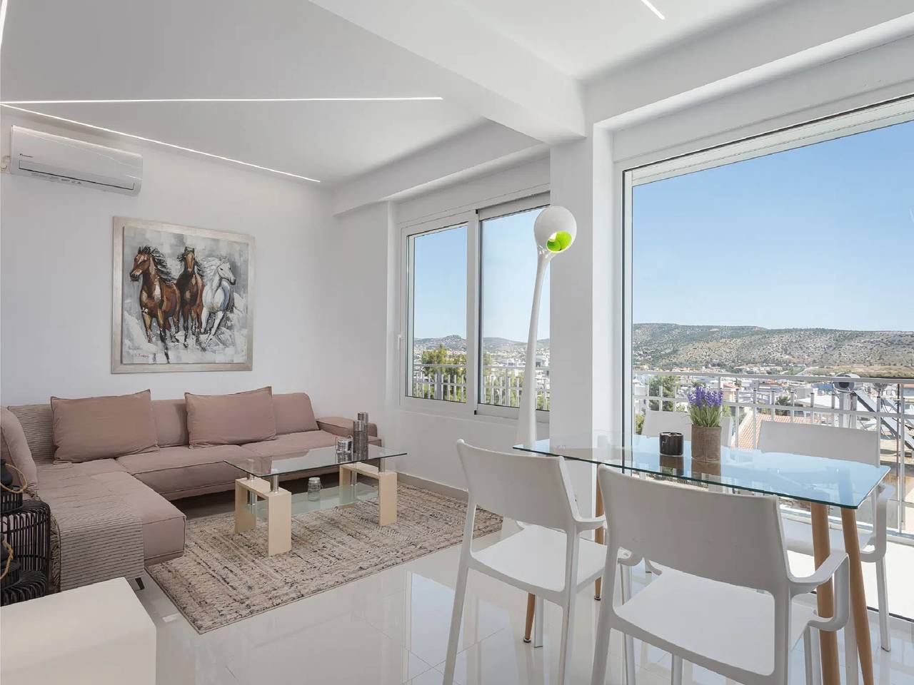 Luxury Athens Apartment | Penthouse with Private Terrace with Breathtaking Sea Vistas | 1 Bedroom | Perfect for Couples Getaway | Varkiza in Varkiza, Vari
