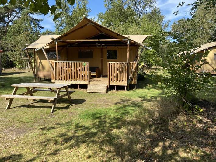 Zelt für 5 Personen, mit Terrasse und Balkon/Terrasse - 1