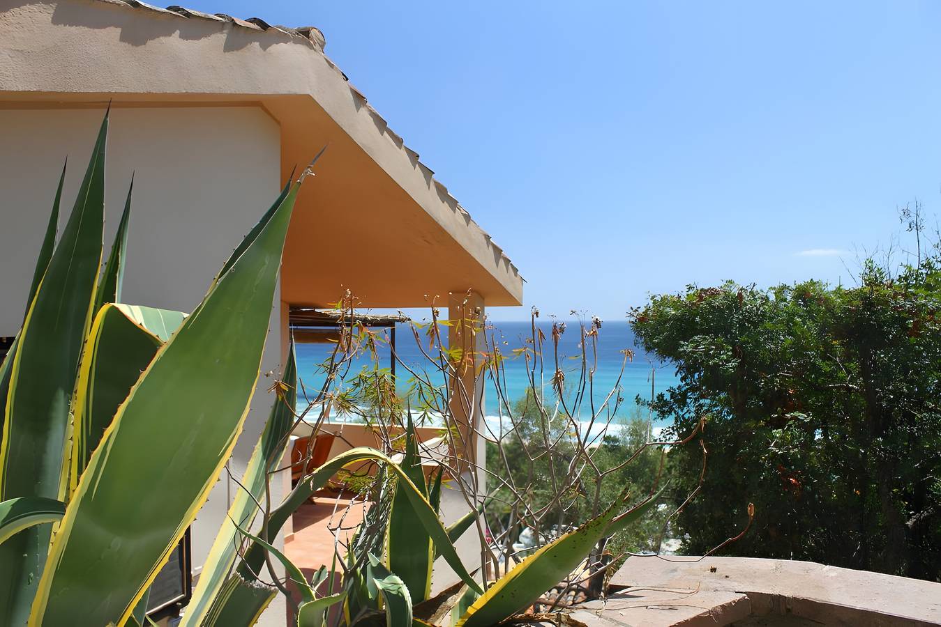 Villa 'Nido 3' mit Meerblick, Wlan und Klimaanlage in Costa Rei, Muravera