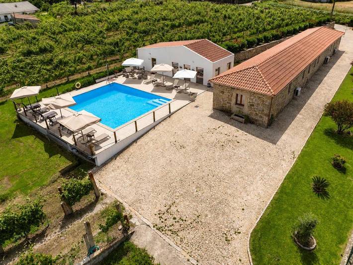Casa de familia para 2 personas, con vistas y jardín además de piscina y terraza en Región Norte (Portugal)