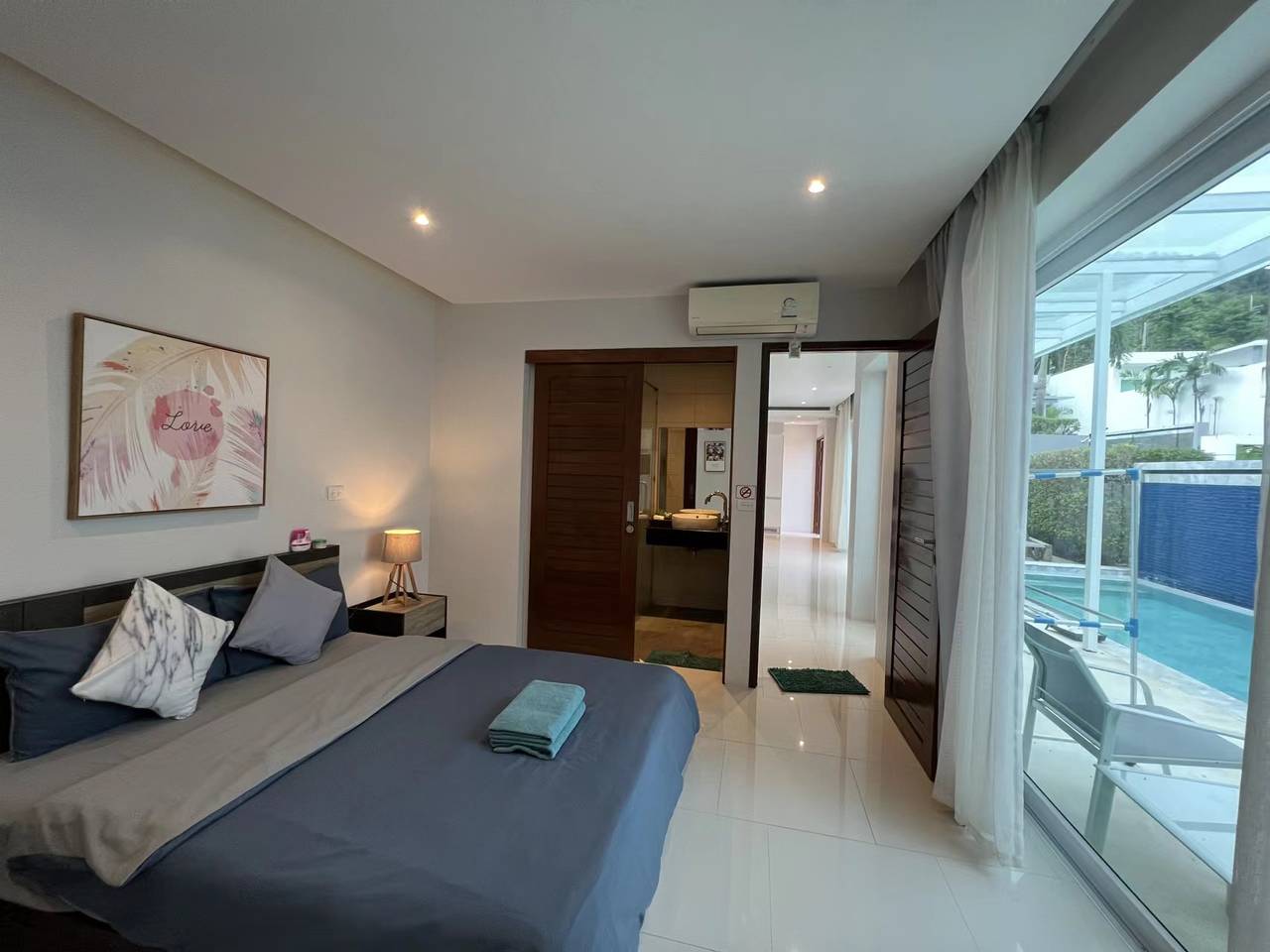 Poolvilla mit Bergblick in Kamala in Kamala