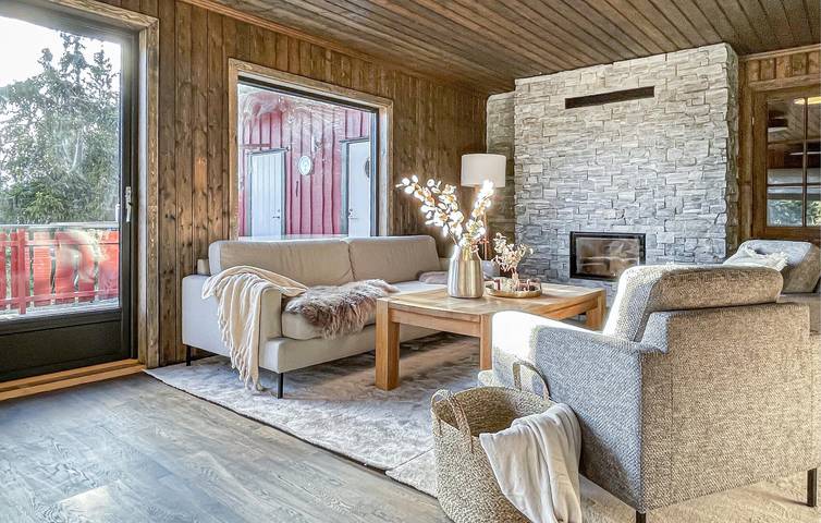 Location de vacances pour 14 personnes, avec sauna ainsi que jardin et terrasse dans Sjusjoen - 3