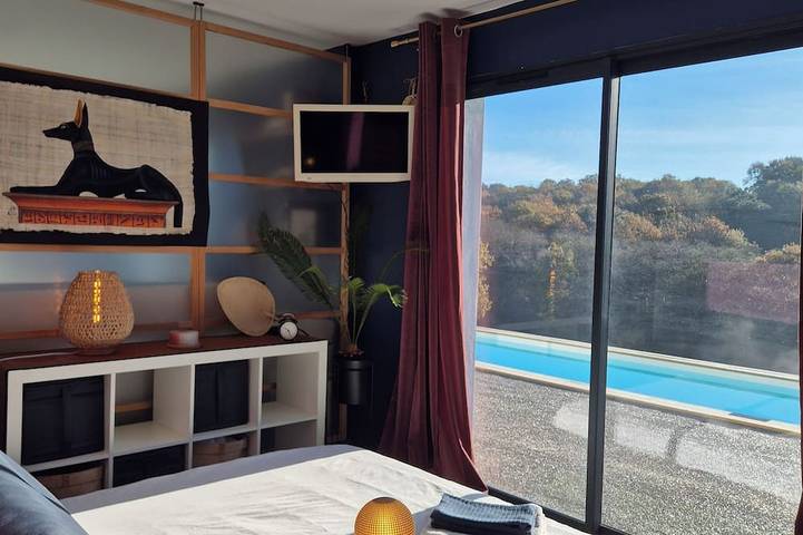 Location de vacances pour 6 personnes, avec jardin et jacuzzi ainsi que sauna et terrasse à Mouguerre - 2