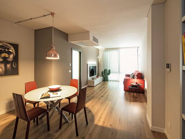 Gîte pour 4 personnes, avec balcon à Bergame