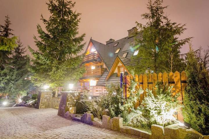 Location de vacances pour 2 personnes, avec sauna ainsi que jardin et vue à Zakopane