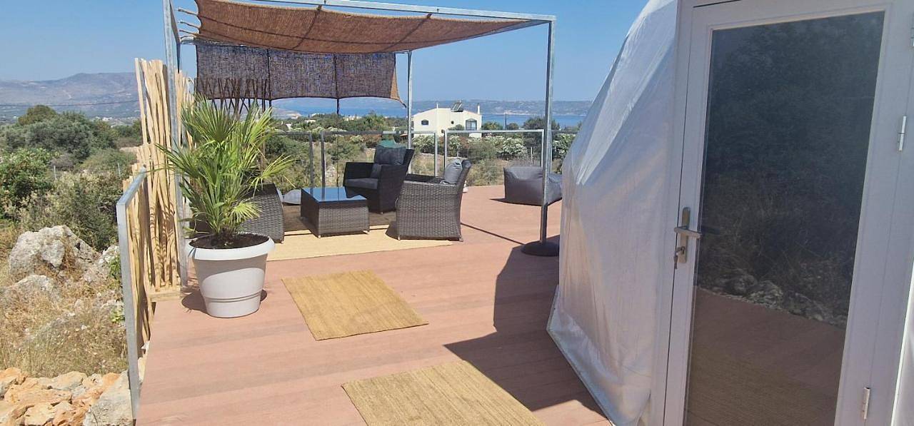 King Room with Sea View in Kampia, Vámos