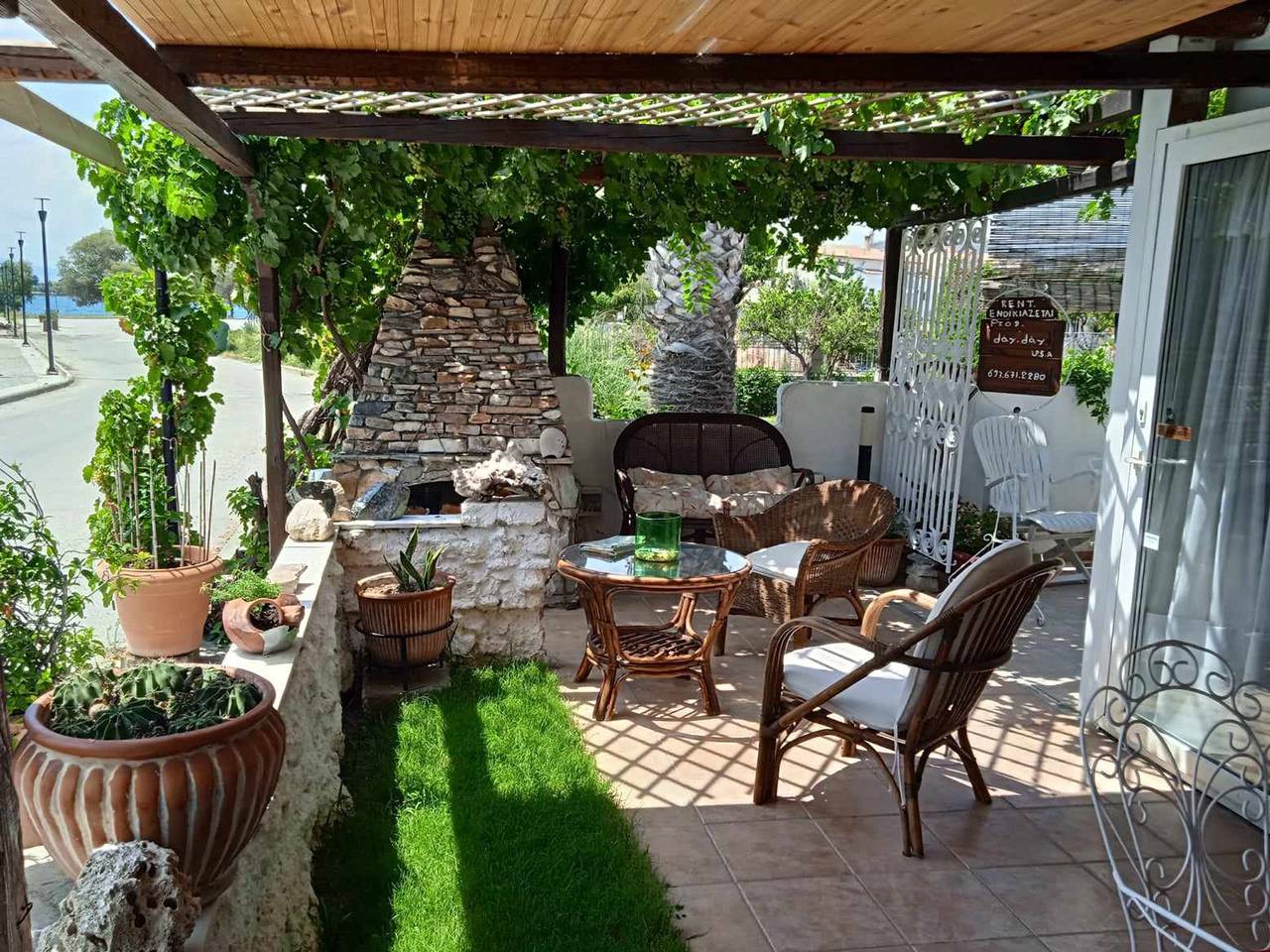 Ferienhaus für 4 Personen mit Garten in Nea Anchialos, Magnisia
