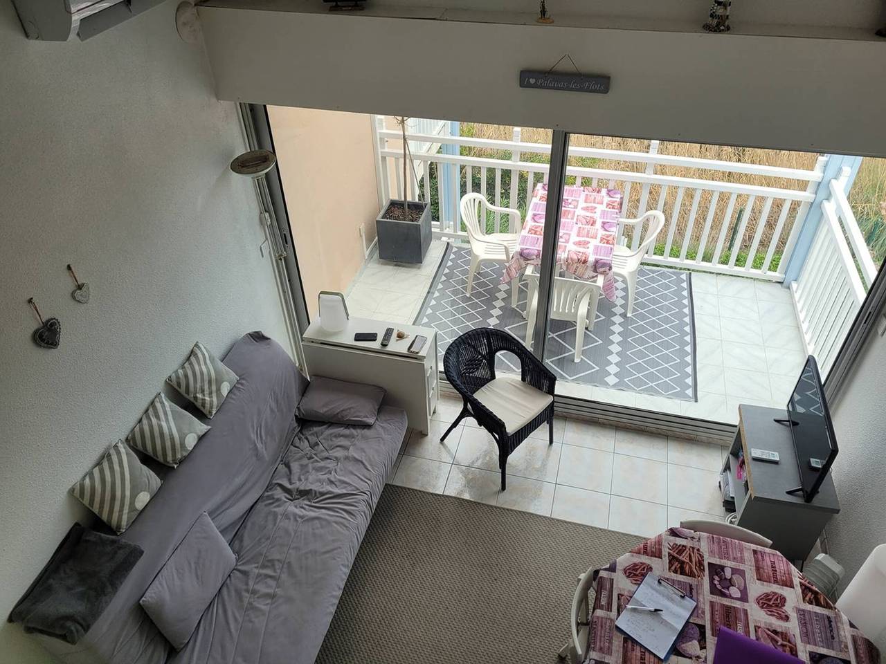 Ganze Wohnung, Superbe F3 mezzanine avec piscine, climatisation et parking sécurisé, à 2 pas de la plage in Palavas-les-Flots, Mittelmeerküste (Frankreich)