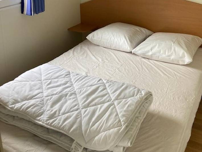 Camping Sun Valley - La Garenne Eguzon - Mobilheim 2 personen - Mobilheim Hawai 4/6 pers - zusätzliche Personen gegen Aufpreis möglich, kontaktieren Sie den Campingplatz in Parnac, Le Blanc und Umgebung