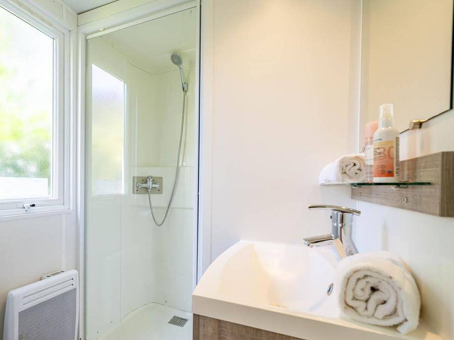 Camping Paradis Au port de l'houmeau. - Mobilhome 2 personas - Casa móvil adosada de 1 dormitorio para 2 personas in L'Houmeau, Región de La Rochelle