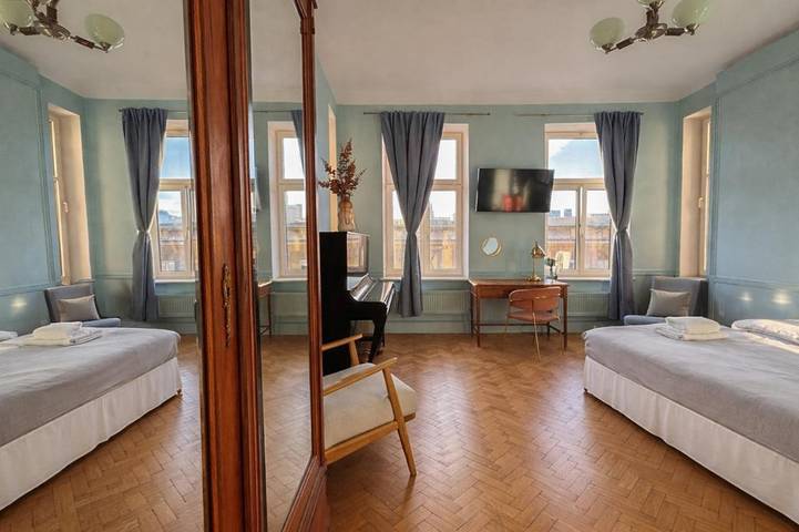 Chambre d’hôte pour 2 personnes, avec balcon à Varsovie - 4