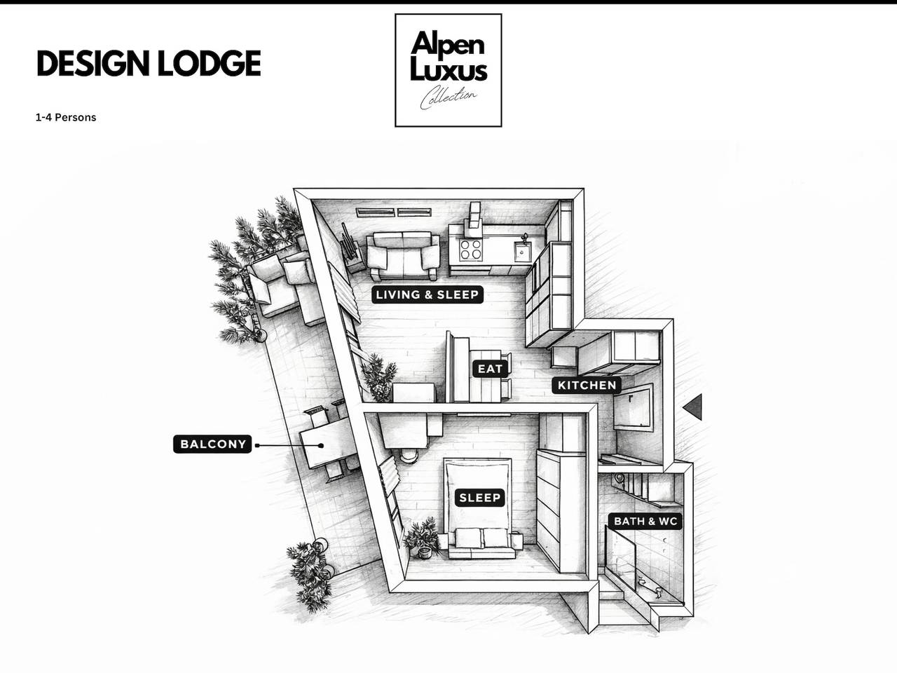 Ganze Ferienwohnung, Design Lodge by Alpenluxus in Kramsach, Kaisergebirge