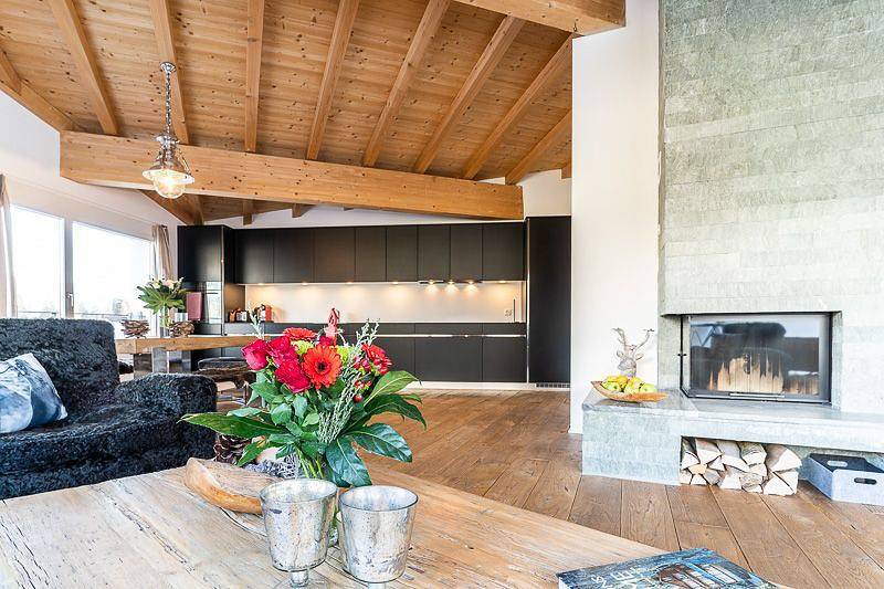 Ganze Wohnung, Die luxuriöse 4.5-Zimmer-Dachwohnung (150 m²) mit Sauna. in Flims-Dorf, Flims