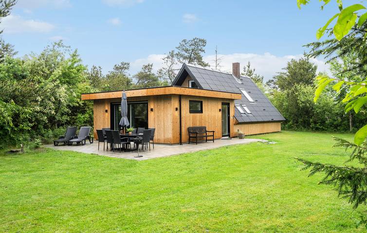 Feriehus for 5 personer, med terrasse i Ringkøbing