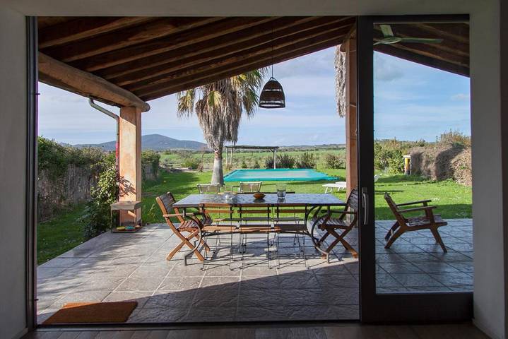 Casa vacanza per 9 persone, con Terrazza e Giardino nonché Piscina e Panorama a Capalbio
