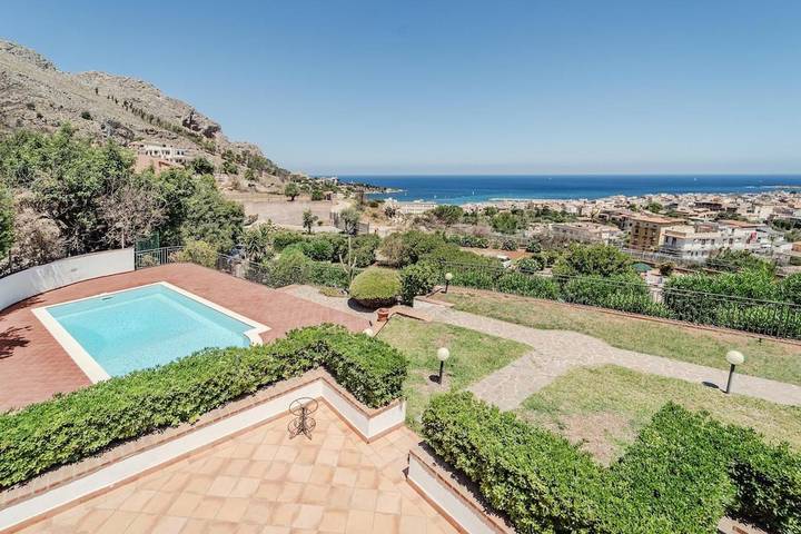 Villa mit pool für 3 Personen, mit Ausblick und Pool sowie Garten in Palermo - 3