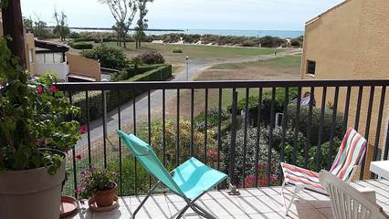 Gîte pour 4 personnes, avec piscine et terrasse dans Plage Richelieu