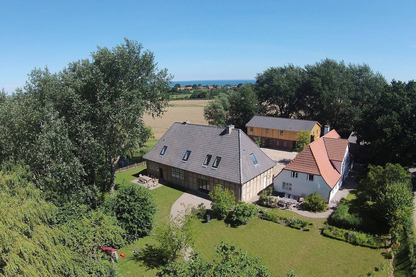 Traumhafter Vierseitenhof in Ostseenähe für Workshops, Seminare und Retreats in Geltinger Birk, Pommerby