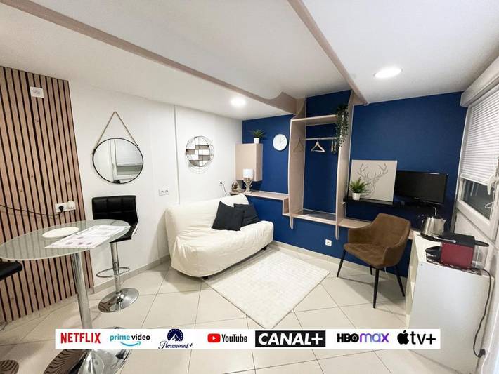 Location de vacances pour 2 personnes, avec Terrasse à Loire-sur-Rhône