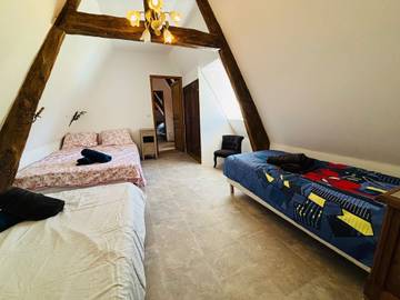 Chambre d’hôte pour 5 personnes, avec sauna ainsi que jacuzzi et jardin dans l' Eure