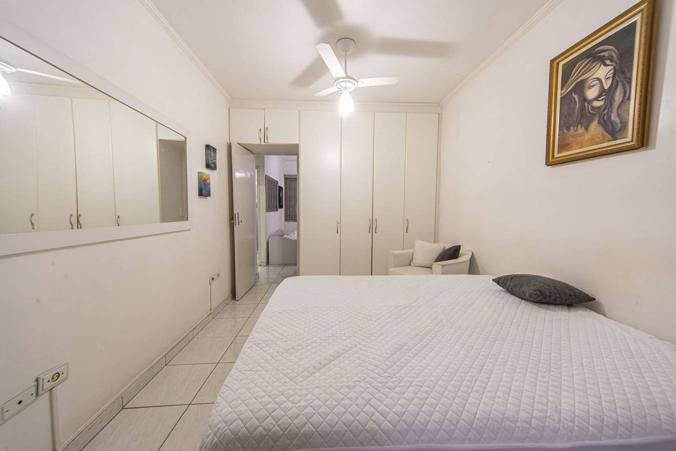 Appartamento intero, Apto com Wi Fi e Garagem a 240 metros da Praia in Santos, Baixada Santista