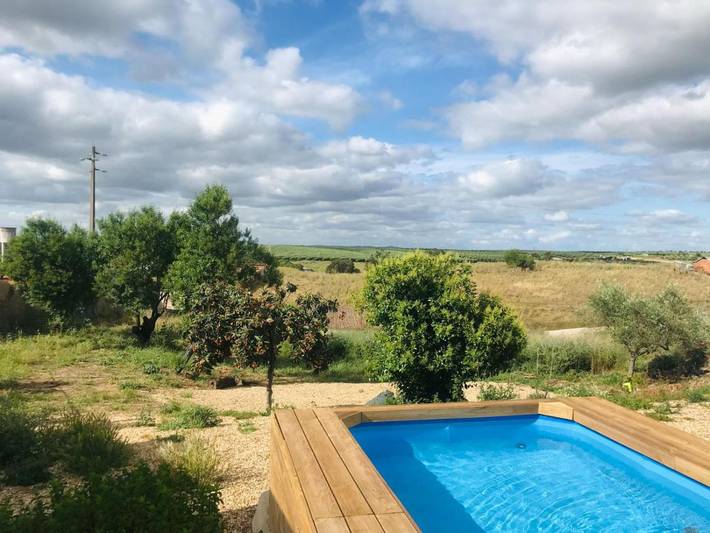 Location de vacances pour 6 personnes, avec vue ainsi que piscine et jardin à Serpa - 2