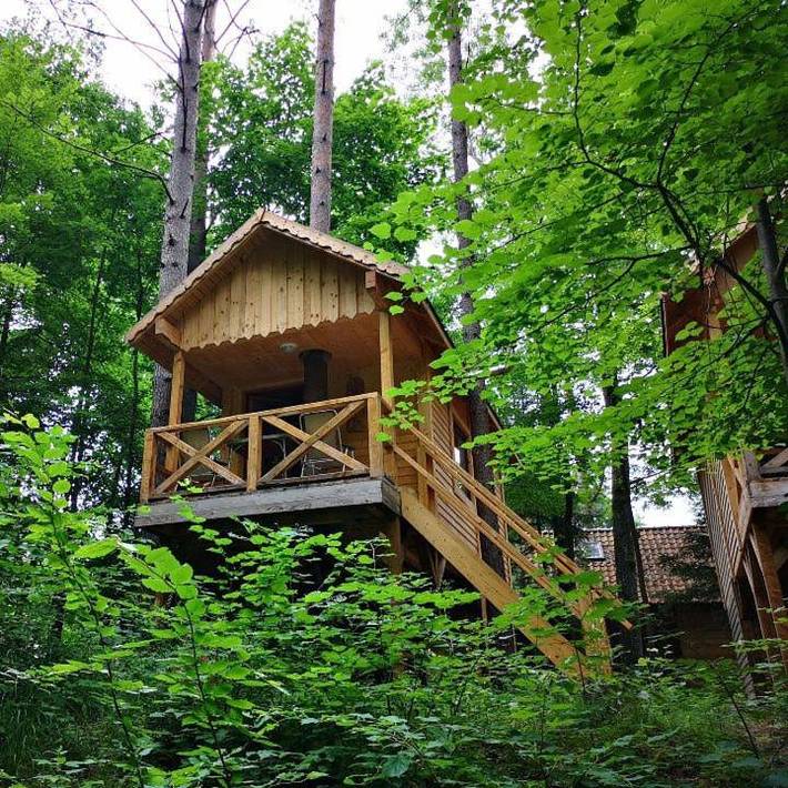 Glamping dla 3 osób, z taras i widok na Mazury