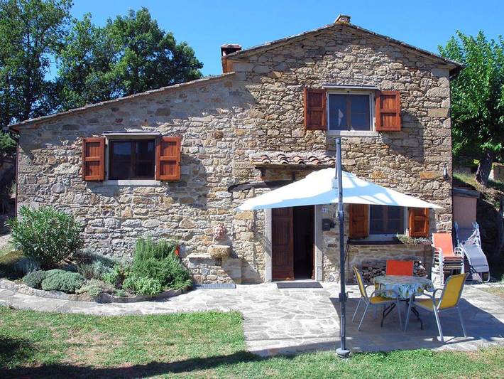 Ferienhaus für 5 Personen, mit Terrasse und Ausblick in Talla