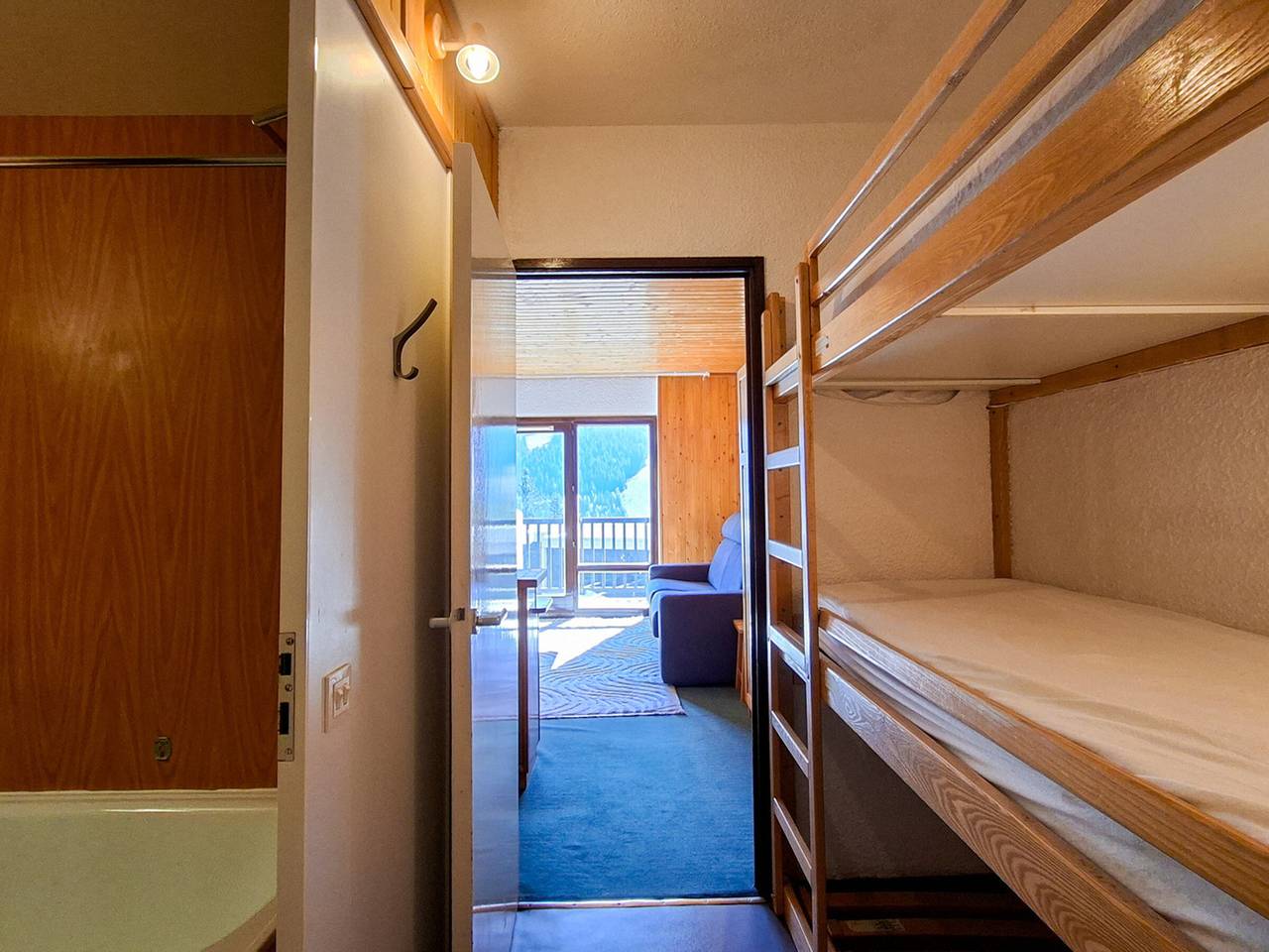 Studio entier, Studio confortable à Flaine, balcon et proximité pistes in Flaine, Arâches-la-Frasse