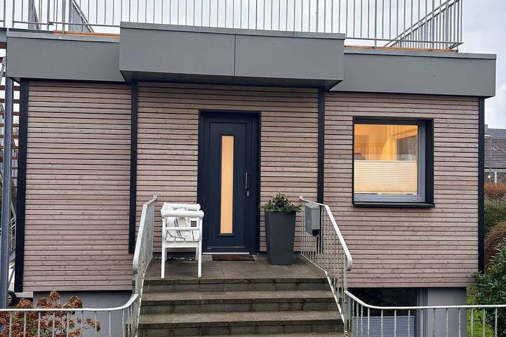 Ferienhaus für 3 Personen, mit Pool und Balkon sowie Garten in Flensburger Förde