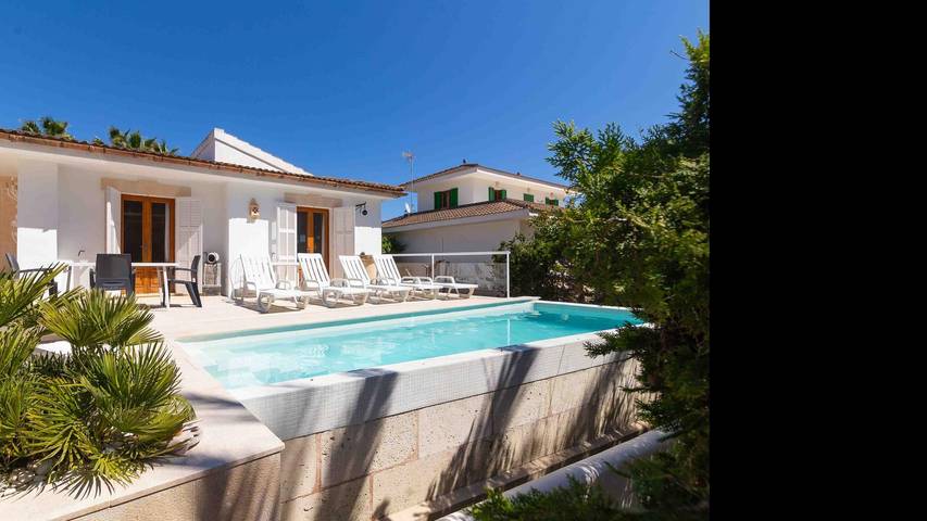 Luxus-Finca für 7 Personen, mit Balkon/Terrasse und Pool in Can Picafort - 3