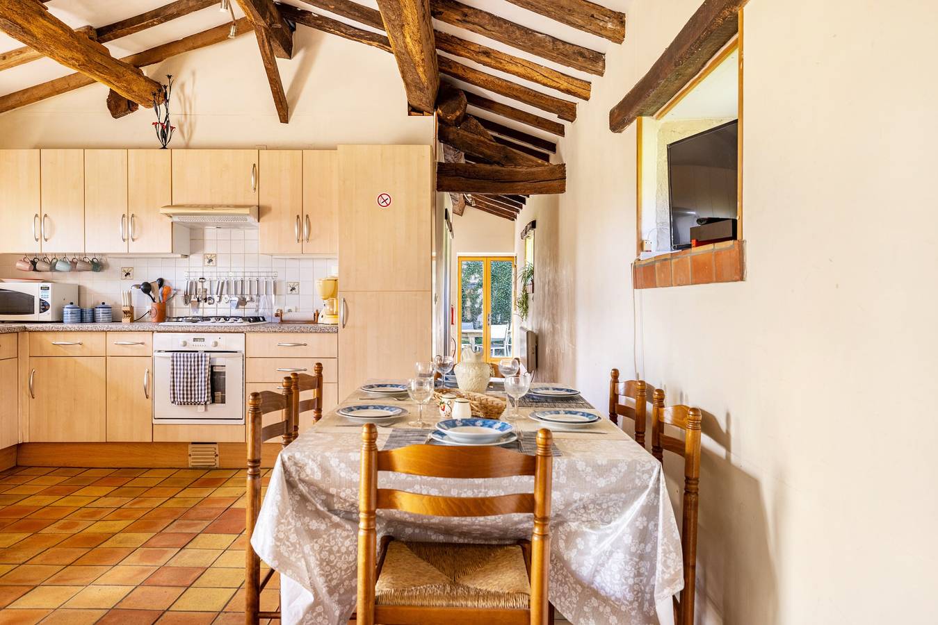 Casa vacanze "Gîte Des Hiboux" con piscina condivisa, terrazza privata e Wi-Fi in Sanxay, Vienne