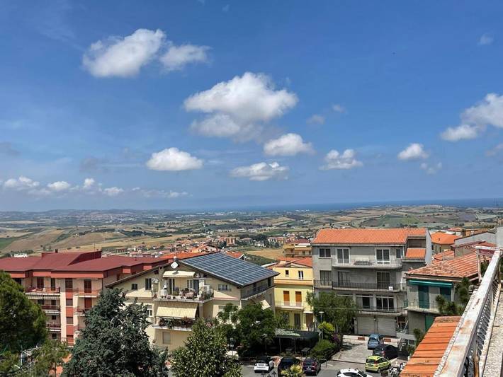 Apartament wakacyjny dla 4 osób, z balkon i widok w Molise