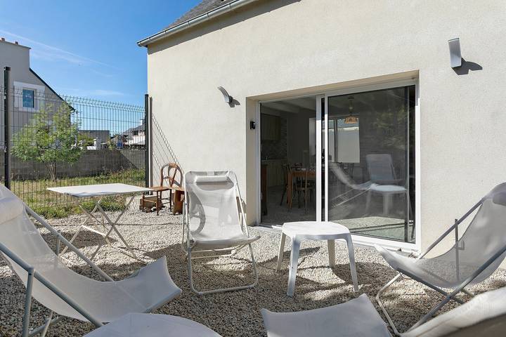Maison de vacances « Petite maison de pêcheur » avec jardin privé et Wi-Fi in Étables-sur-Mer, Côte de Goëlo