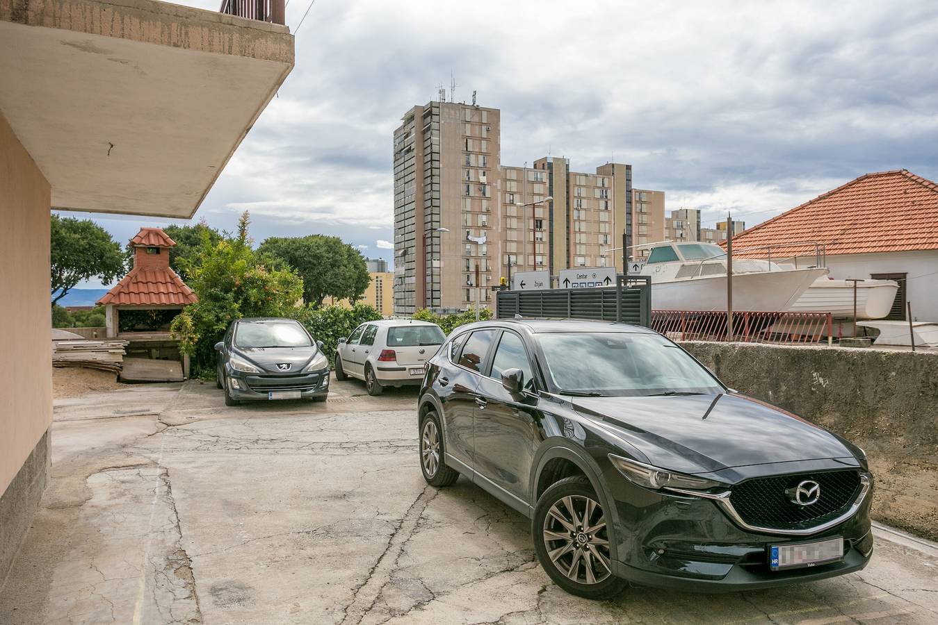 Ganze Wohnung, 1-Zimmer-Ferienwohnung mit Balkon und Meerblick Split A-22293-a in Split, Split-Dalmatien