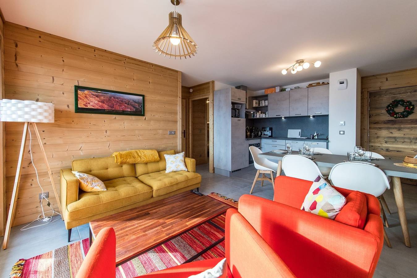 Ganze Ferienwohnung, Ferienwohnung für 6 Personen mit Balkon in La Toussuire, Fontcouverte-la-Toussuire