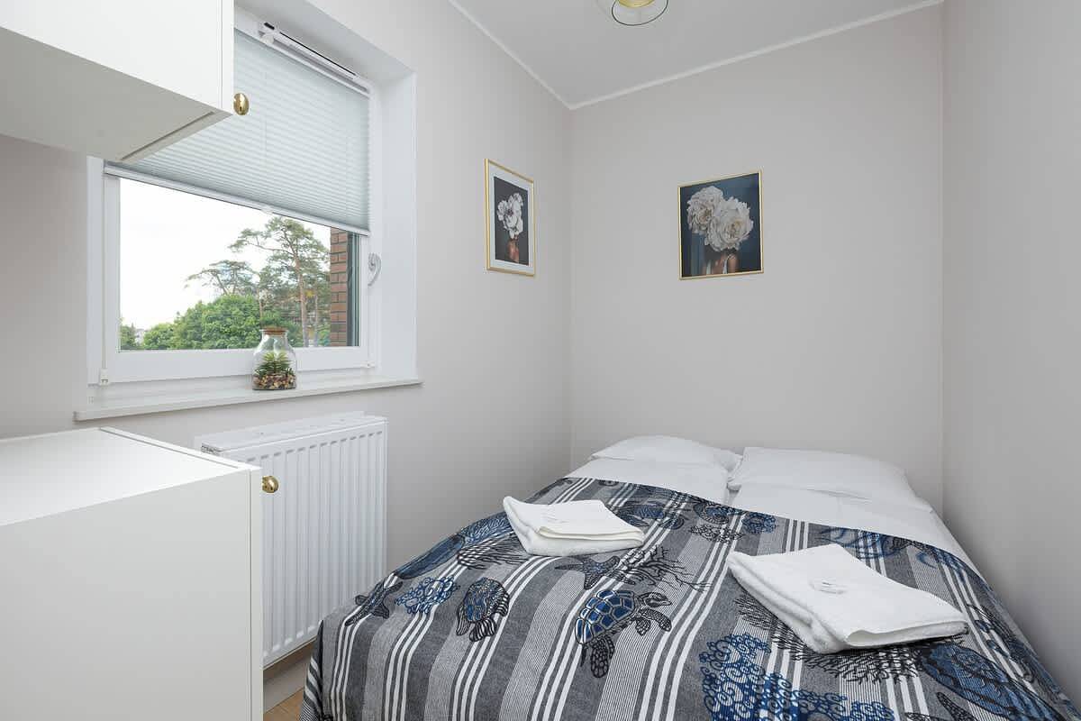 Cały apartament, Apartament wakacyjny dla 4 osób z balkon/ taras in Międzywodzie, Wyspa Wolin