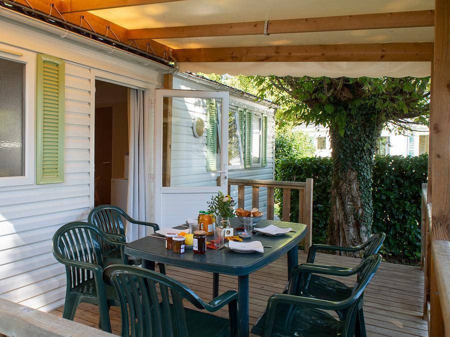 Camping du Bournat - Mobilheim 4 personen - Jade 4/5 Sitze in Le Bugue, Périgord Noir