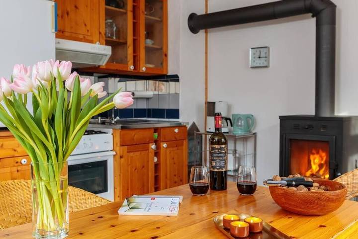 Ferienwohnung für 4 Personen, mit Terrasse und Garten sowie Sauna in Hohen Pritz