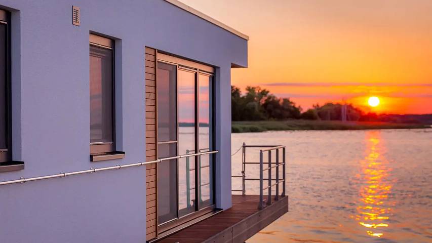 Ferienhaus für 4 Personen, mit Balkon