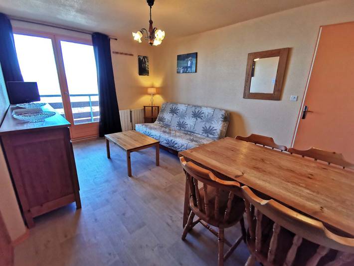 Ganze Wohnung, 2-Zimmer-Wohnung direkt an den Pisten, Balkon und Aufzug in Prapoutel, Les Adrets