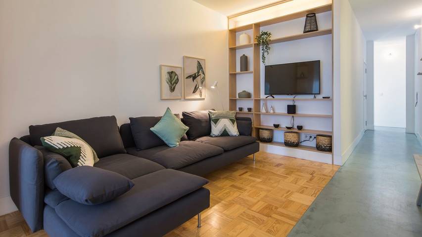Apartamento de férias para 8 pessoas, com Varanda e Jardim em Lisboa