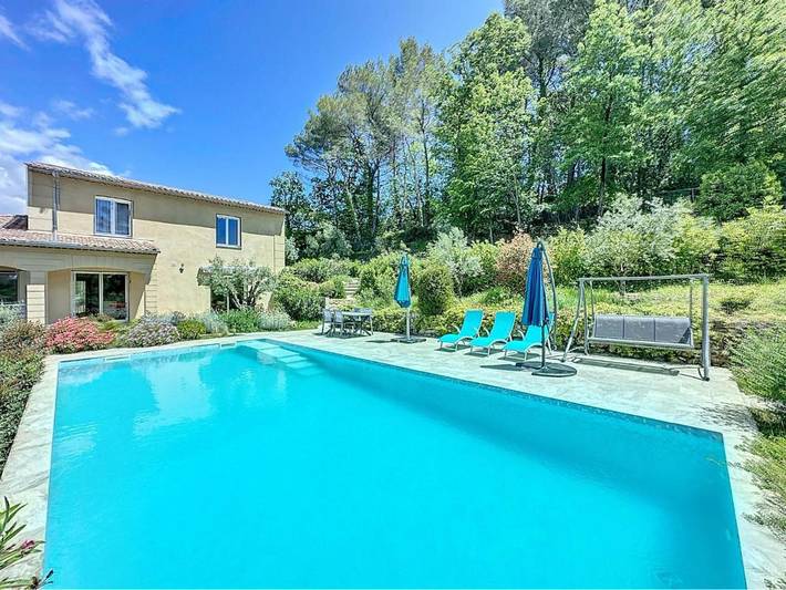 Villa pour 7 personnes, avec piscine ainsi que vue et jardin à Le Rouret - 3